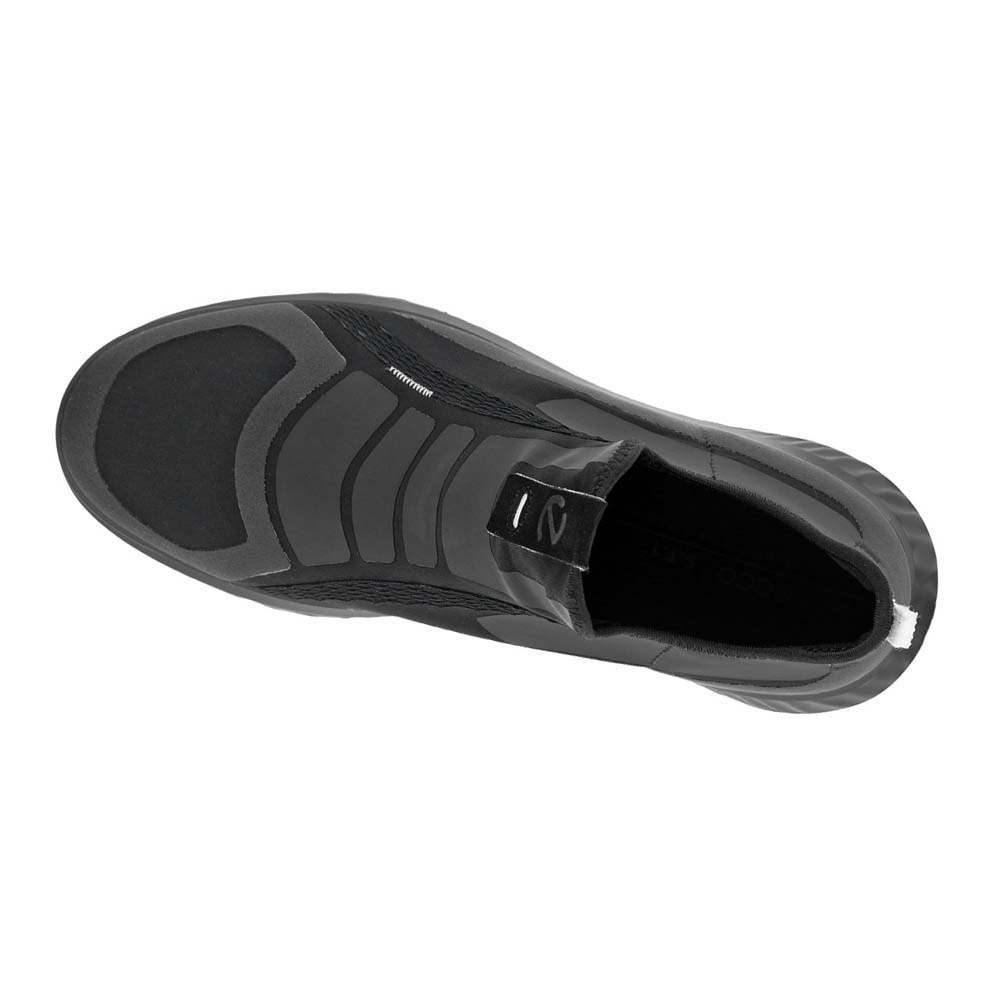 Férfi Ecco Ath-1fm Alpha Slip-on Tornacipő Fekete | HU 600AHK